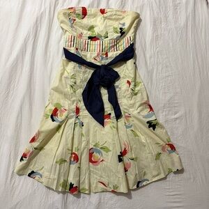 Maeve Strapless Floral Dress y2k